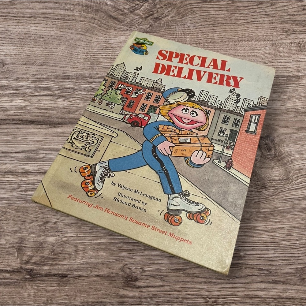 “Special Delivery” Sesame Street Book Club Edition by Valjean McLenighan